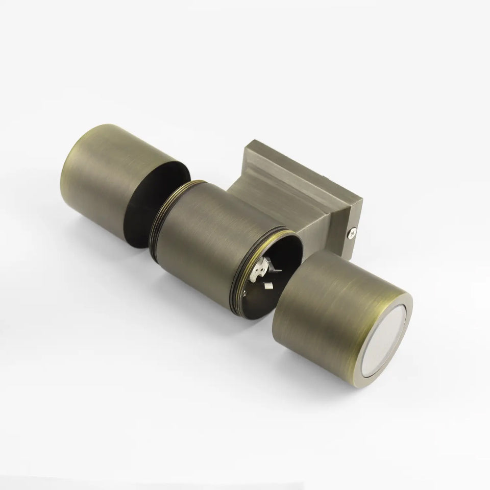 LT2602 Die Cast Brass Up Down Cylinder Wall Light