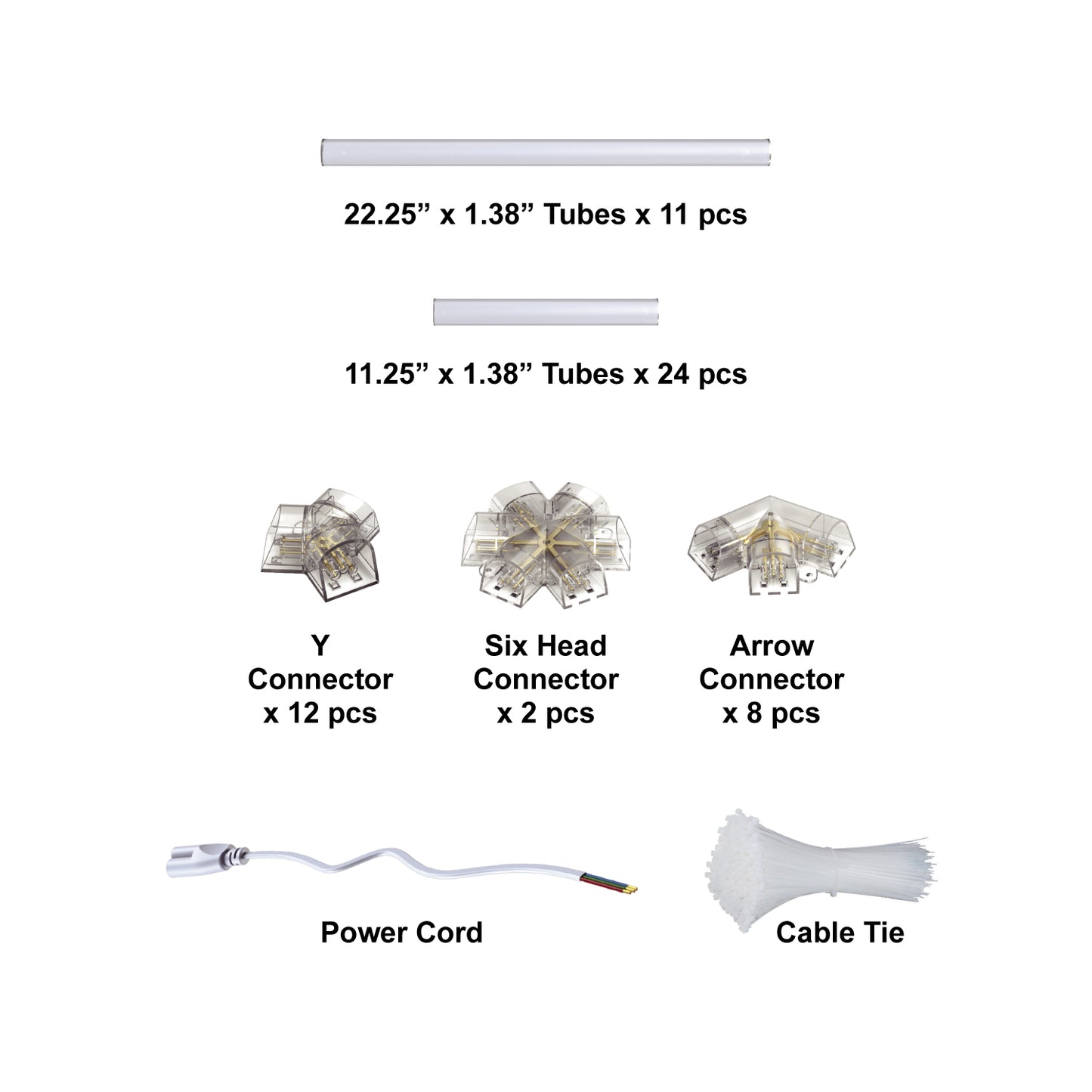 Hexagon LED Lighting Diamond Style NE-D02-A0565, 245W, 6500K