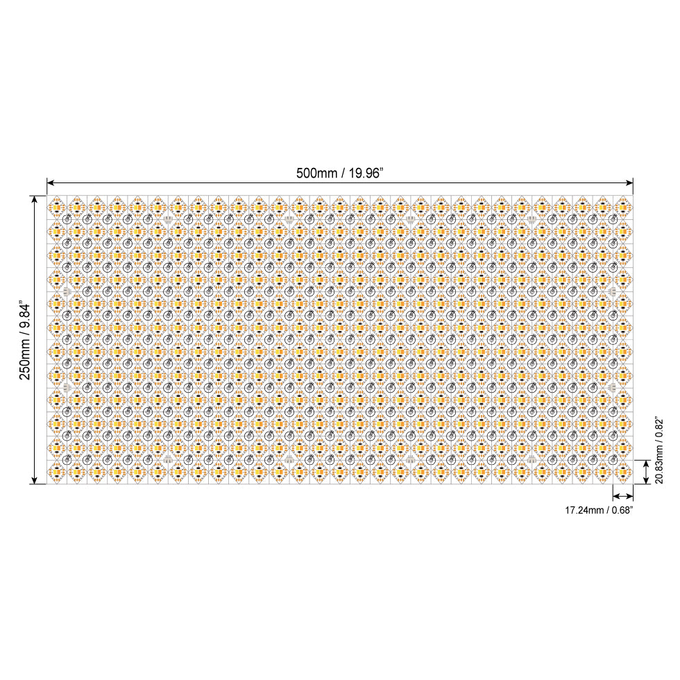 NE-M2835DW696, 24V Enclosed LED Light Sheet – Ultra Thin Cuttable Panel for Furniture & Built-in Backlighting (2700K–6500K)