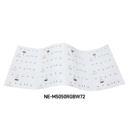 NE-M5050RGBW72, RGBW LED Matrix Light Sheet 24V, Cuttable Flexible Panel for Backlighting & Furniture