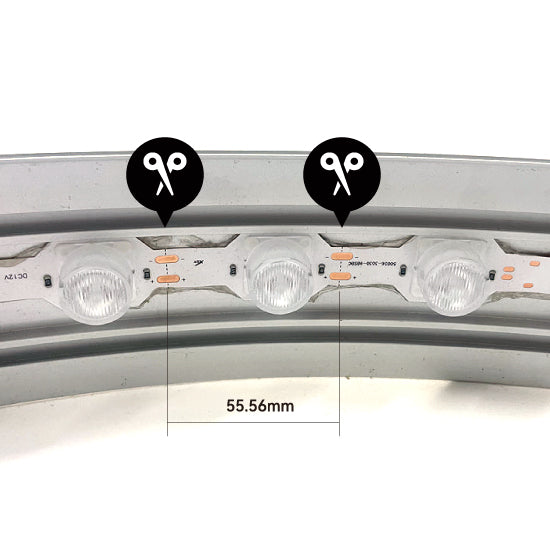 NECC18L, Lens LED module strips 18led/m, 12V, 20W, 10m(32.8Ft)