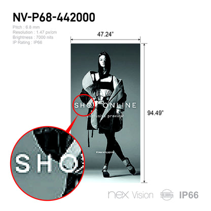 P6.8 Outdoor HD LED Digital Signage - NEX Vision