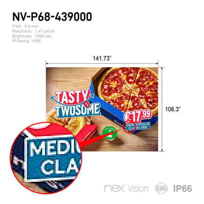 P6.8 Outdoor HD LED Digital Signage - NEX Vision