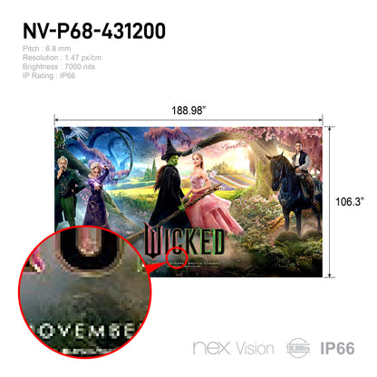P6.8 Outdoor HD LED Digital Signage - NEX Vision