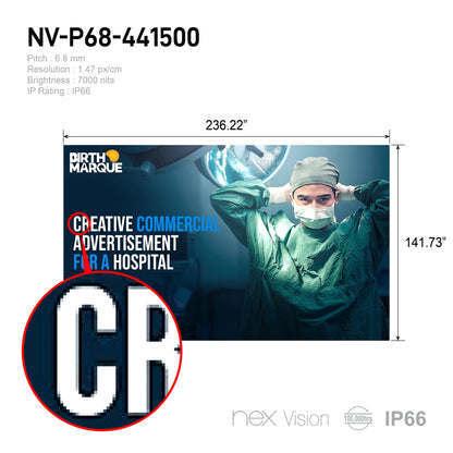 P6.8 Outdoor HD LED Digital Signage - NEX Vision