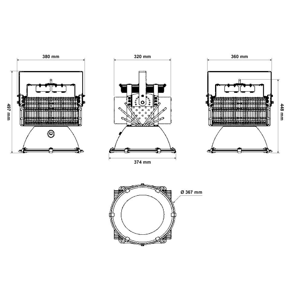 PA300, High-Power LED Aquarium Light AC110 ~ 220V (50/60Hz)
