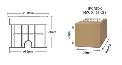 PLC-RD2 - 5W RGB+CCT LED Underground Light (PLC)