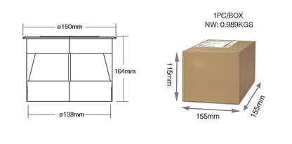 PLC-RD3 - 9W RGB+CCT LED Underground Light (PLC)