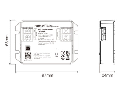 PLCW1 - PLC Lighting Master (WiFi+2.4G)