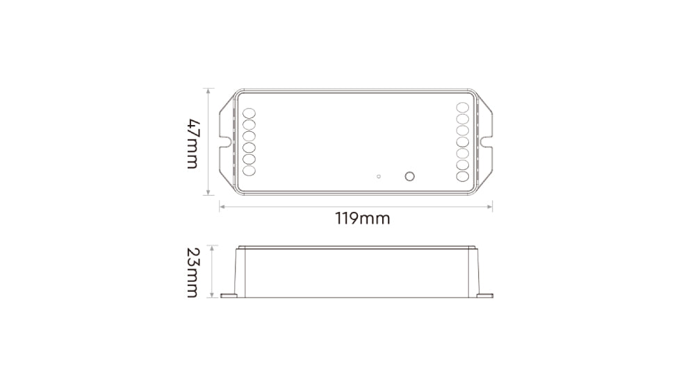 PW2, 2 in 1 LED Controller (WiFi+2.4G) Output Max 20A (Copy)