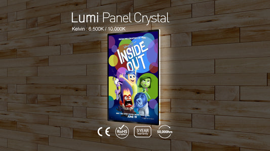 Frameless Magnetic Acrylic Crystal Light Panel and Custom Film Printing