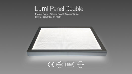 Lumi Double Sided Lighting Panel Sign and Custom Film Printing