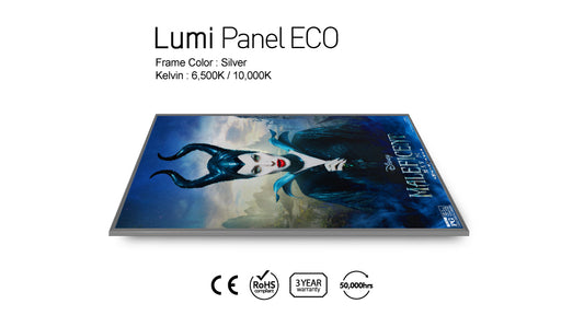 Lumi Eco Slim Lighting Panel Sign and Custom Film Printing