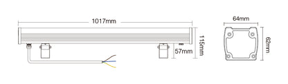 RL2-48 - 48W RGB+CCT LED Wall Washer Light (2.4GHz)