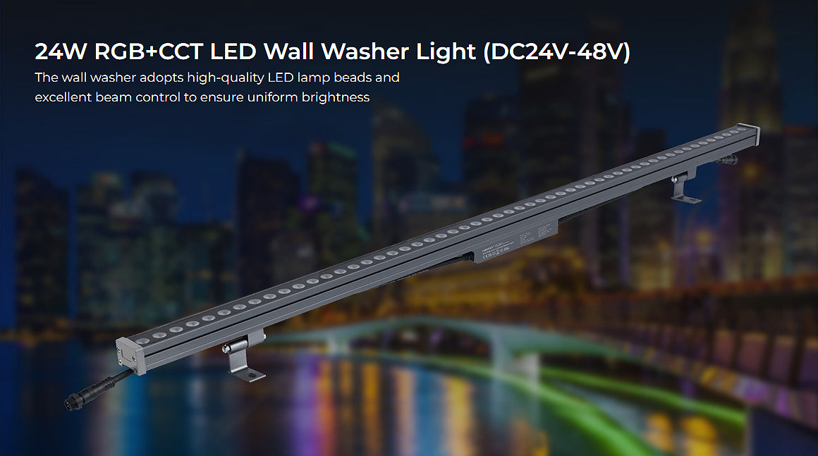 RL5-24 - 24W RGB+CCT LED Wall Washer Light (DC24V-48V)
