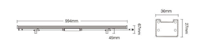 RL5-24 - 24W RGB+CCT LED Wall Washer Light (DC24V-48V)