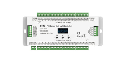 5-24VDC 32CH*1A PIR Sensor Stair Light Controller - SD-ES320