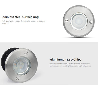 SYS-RD1 Outdoor 5W RGB+CCT LED Underground Light (Subordinate Lamp)