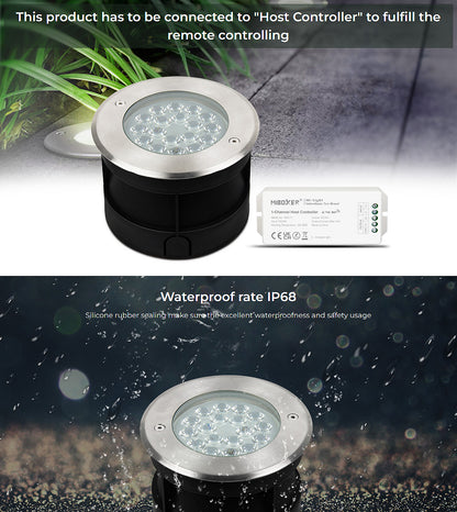 SYS-RD2 Outdoor 9W RGB+CCT LED Underground Light (Subordinate Lamp)