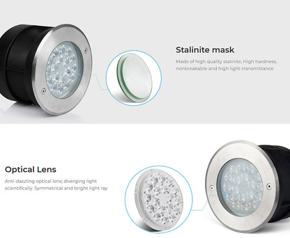 SYS-RD2 Outdoor 9W RGB+CCT LED Underground Light (Subordinate Lamp)