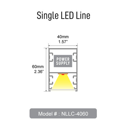 Slim LED Circle Lighting NLLC-4060