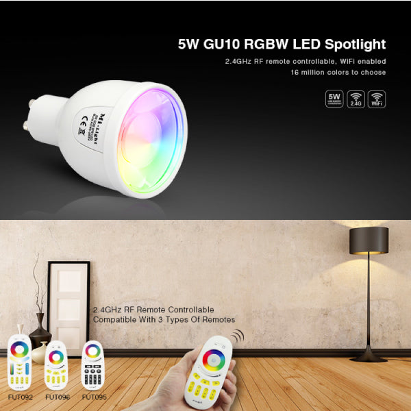 FUT018-5W GU10 RGBW Smart LED Spotlight