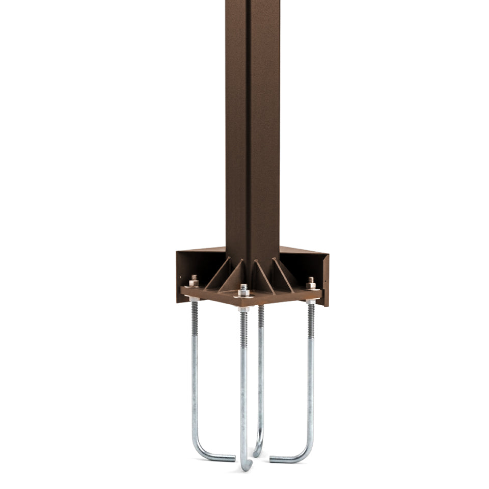 4 x 4 inch Square and Round Pole - 20, 25, 30ft