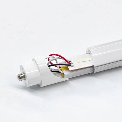 FA8 Single Pin LED Tube, High Lumen, Flicker-Free, ETL/DLC Certified