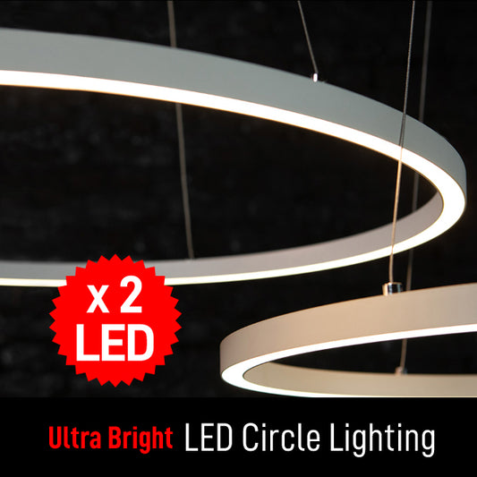 2 Times LED Line Ultra Bright Circle Lighting NLLC-6080