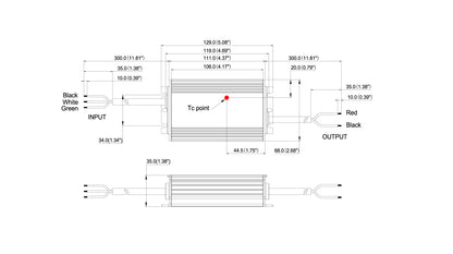 MOSO V2-060B012, Class 2, Input AC100~277V, DC12V, 60W, Power Supply IP67 x 20ea
