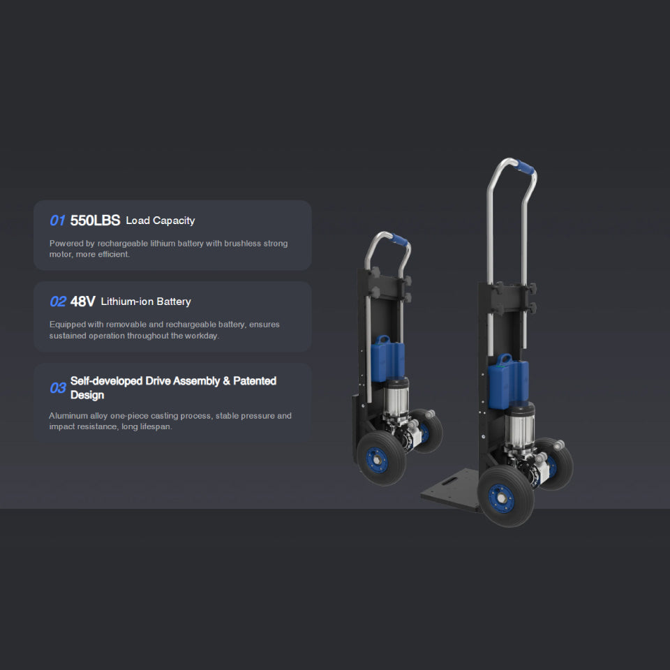 550lbs Electric Stair Climbing Hand Truck ZW4250