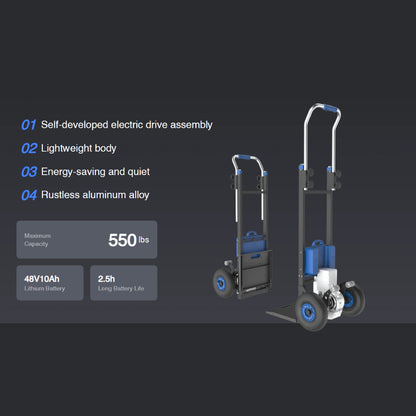550lbs Motorized Stair Climbing Hand Truck ZW47250