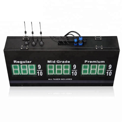 LED Price Signs for Pump Gas Station 3 Line - Both Sided