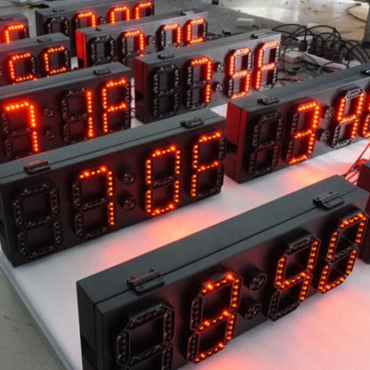 Outdoor Digit LED Temp and Time Sign 59" x 23.5"